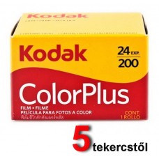 Kodak Colorplus VR 200 135-24 színes negatív film (5 tekercstől)
